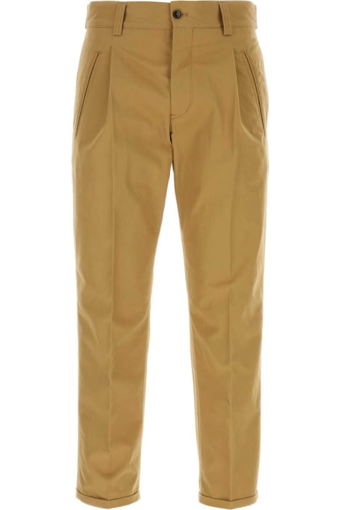PT01 Clothing for Men PT01 Beige Cotton Pant