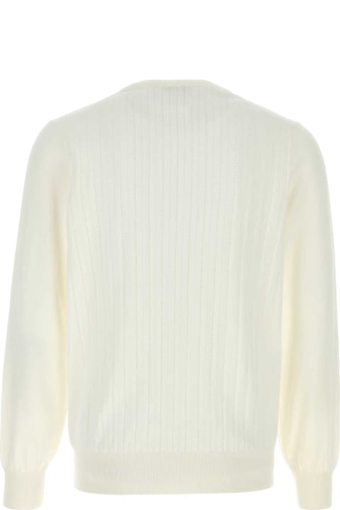Homeware Brunello Cucinelli White Cotton Sweater