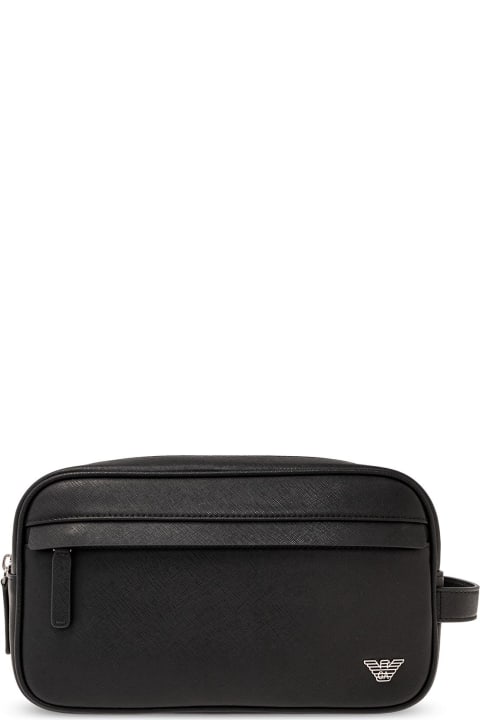 Giorgio Armani Shoulder Bags for Men Giorgio Armani Emporio Armani 'sustainable' Collection Wash Bag Giorgio Armani
