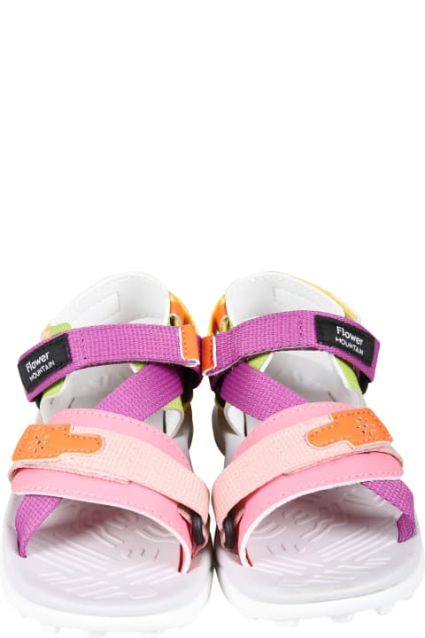 Flower Mountain Shoes for Girls Flower Mountain Multicolor Nazca Sandals For Girl