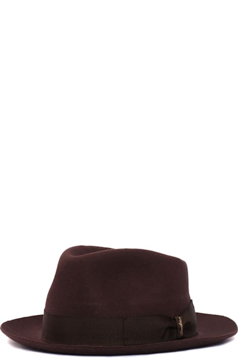 Borsalino for Kids Borsalino Fedora " Hat With Small Brim"