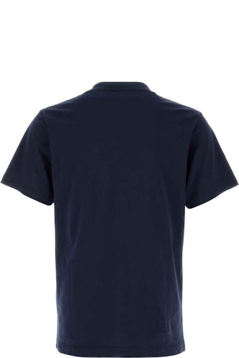 Sporty & Rich for Kids Sporty & Rich Navy Blue Cotton T-shirt