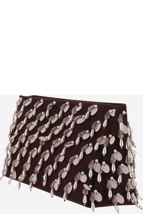 Bags for Women Dries Van Noten Cotton Clutch Bag With Beads