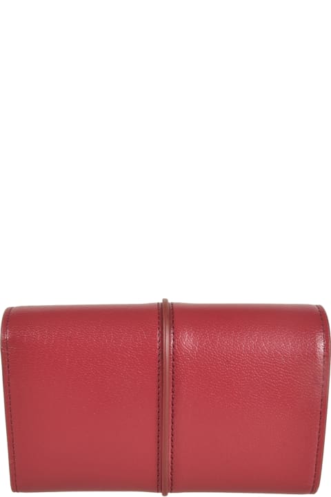 Tod's Wallets for Women Tod's Logo Long Tri-fold Wallet