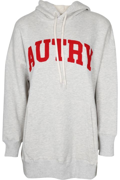 Fleeces & Tracksuits for Women Autry Cotton Hoodie Sweatshirt With Logo