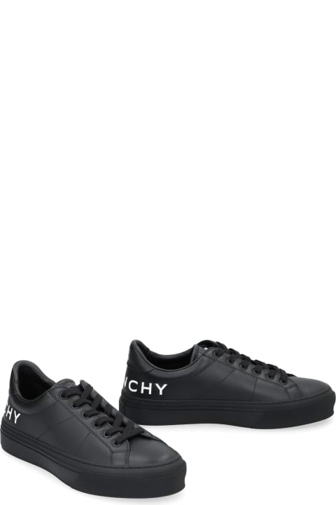 Givenchy City Sport Leather Low-top Sneakers | italist