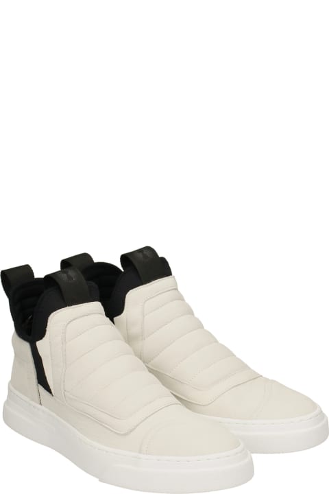 Damper Sneakers In White Nubuck