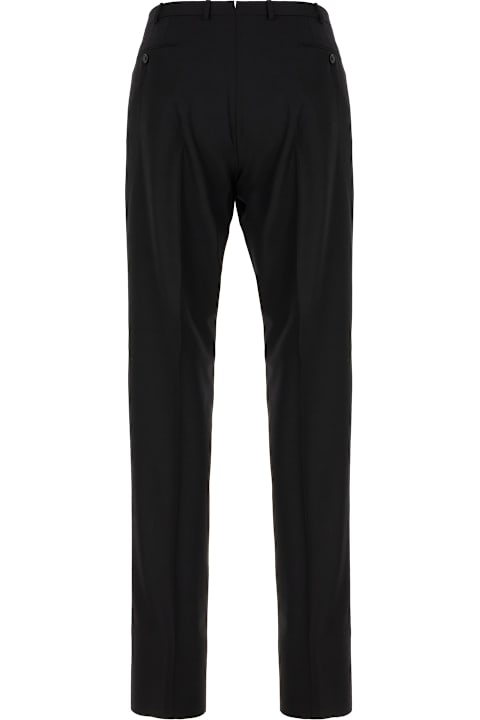 Zegna for Women Zegna Black Wool Pants