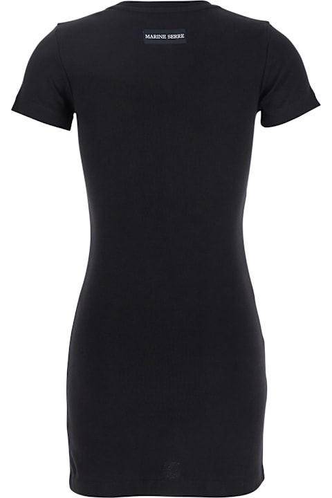 Marine Serre for Women Marine Serre Moon Logo Jersey T-shirt Dress