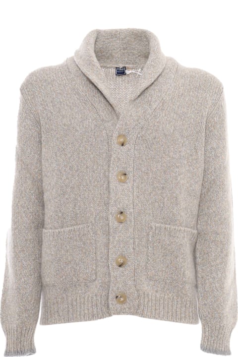 Homeware Fedeli Button Cardigan L/s Knitted Sweater Man