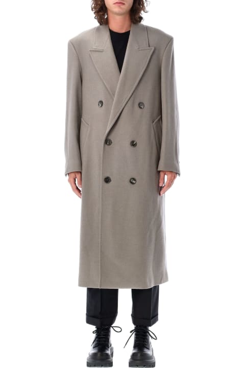 Ami Alexandre Mattiussi Double Breast Long Coat | italist, ALWAYS