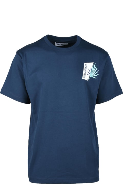 Bikkembergs Men Bikkembergs Men's Navy Blue T-shirt