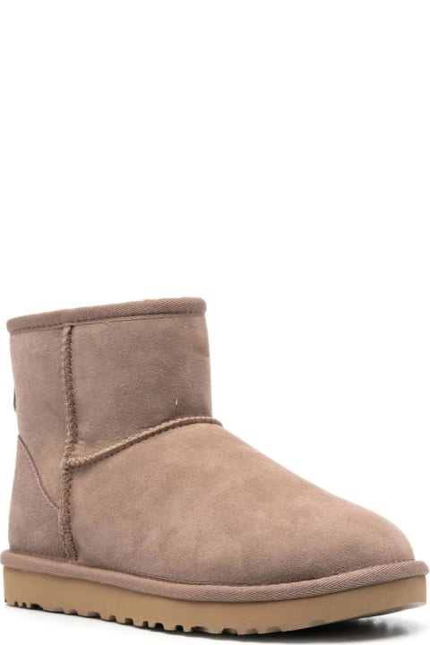 UGG Boots for Women UGG Beige Classic Mini Ii Ankle Boots