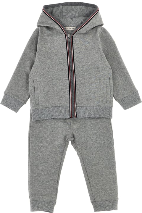 Moncler Bodysuits & Sets for Baby Boys Moncler Complete Hoodie + Joggers