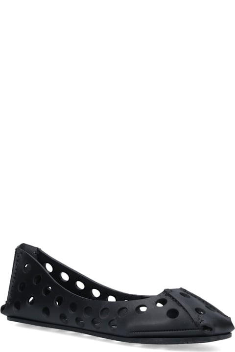 Alaia لـ Women Alaia Leather Ballet Flats