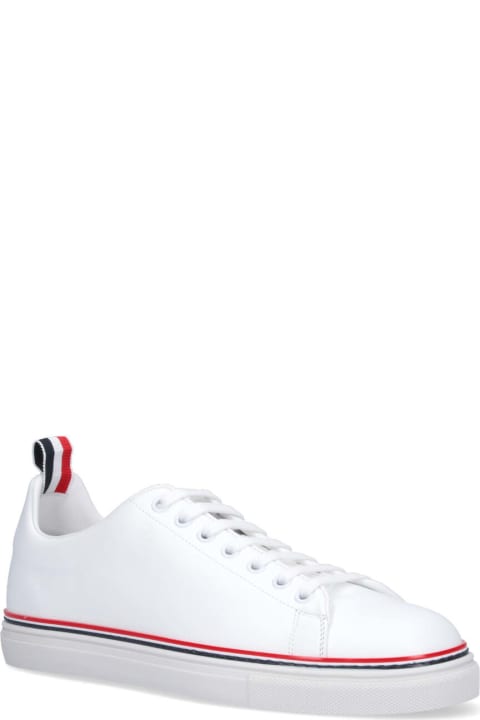 Thom Browne for Men Thom Browne Calf Leather Tennis Shoes