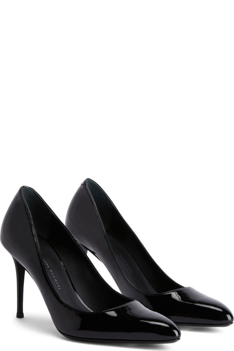 Giuseppe Zanotti High-Heeled Shoes for Women Giuseppe Zanotti Black Synthetic Fabric Jakye Pumps