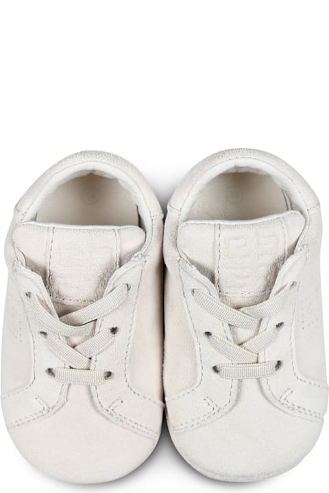 Shoes for Baby Boys Givenchy Ivory Sneakers For Babykids With 4g Pattern