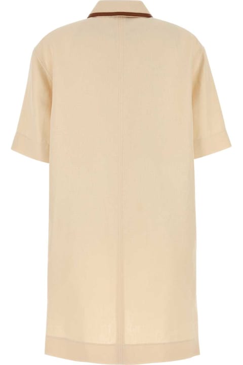 Gucci Clothing for Women Gucci Sand Linen Mini Dress