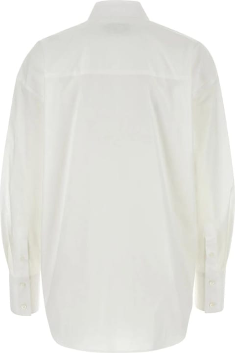 ウィメンズ新着アイテム MSGM White Poplin Shirt MSGM