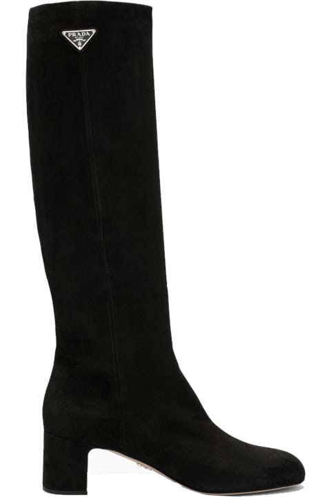 Boots for Women Prada Suede Boots