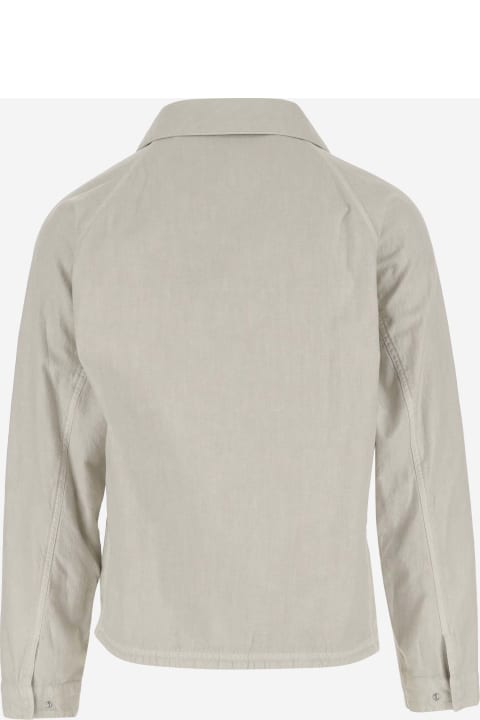 Aspesi Coats & Jackets for Men Aspesi Linen Blend Jacket