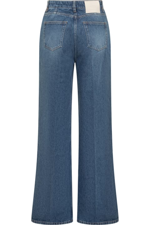 Ami Alexandre Mattiussi Jeans for Women Ami Alexandre Mattiussi Flare Cotton Denim Jeans