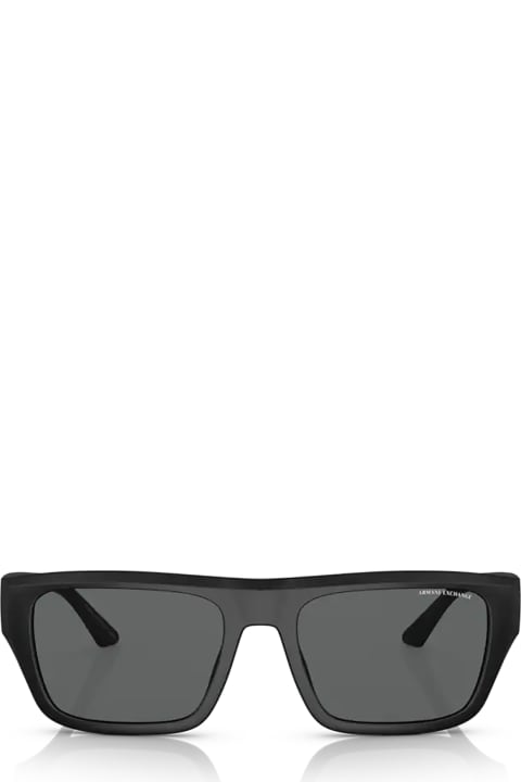メンズ Armani Exchangeのアイウェア Armani Exchange Ax4124su Matte Black Sunglasses