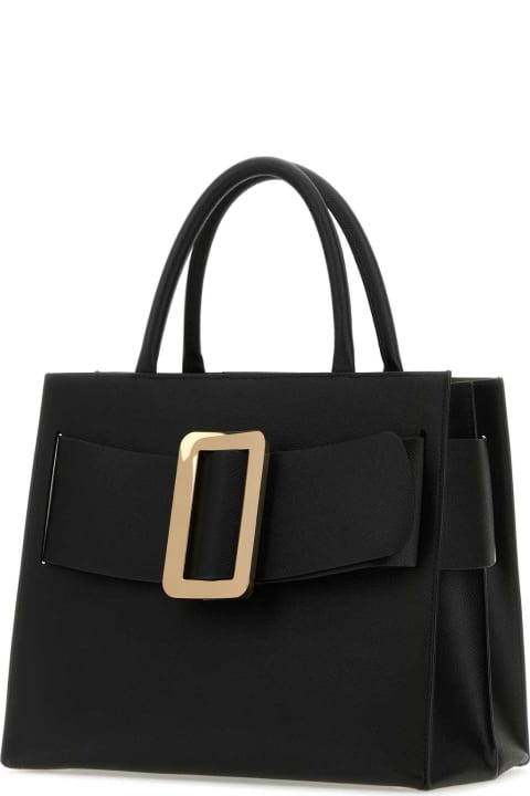 BOYY for Women BOYY Black Leather Bobby 32 Shopping Bag