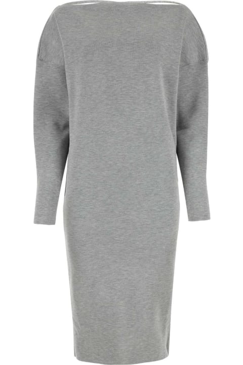 Sale for Women Gucci Grey Stretch Wool Blend Dress