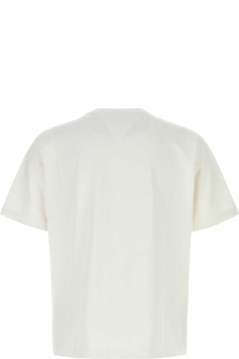 Bottega Veneta Topwear for Men Bottega Veneta White Cotton T-shirt