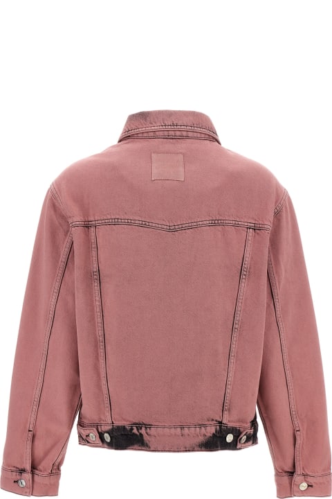 Homeware M05CH1N0 Jeans Pink Cotton Jeans Jacket