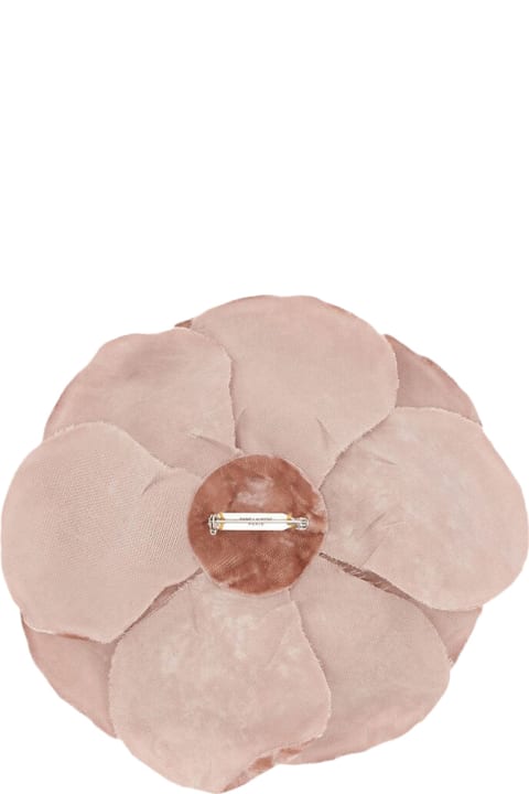 Pt Broche Rose Sauva
