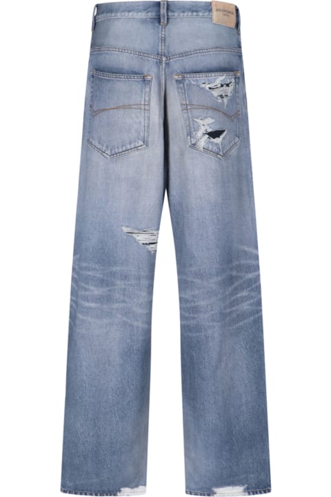 Jeans for Men Balenciaga Trompe L'oeil Jeans