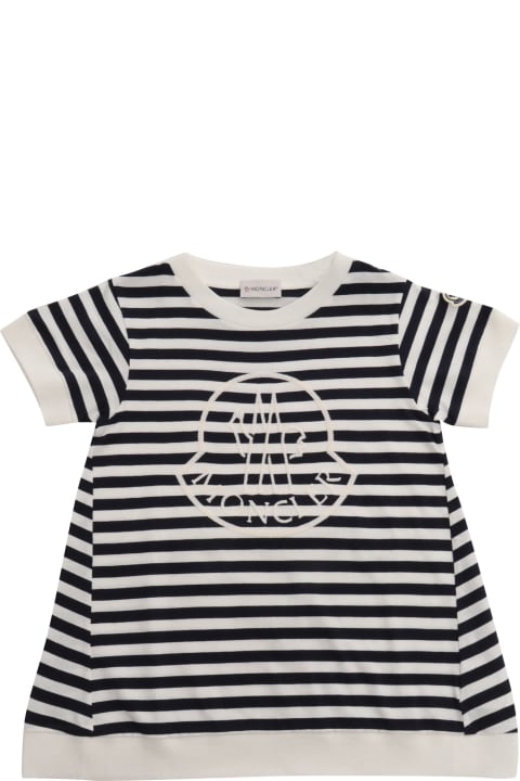 Fashion for Women Moncler Striped T-shirt With Logo