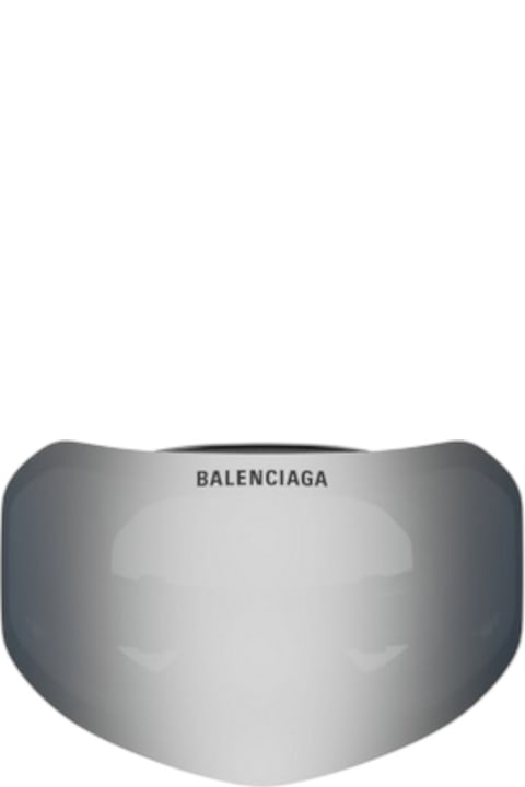 Balenciaga Eyewear for Kids Balenciaga Eyewear Balenciaga Bb0379s Ski Mask - Black / Silver Sunglasses