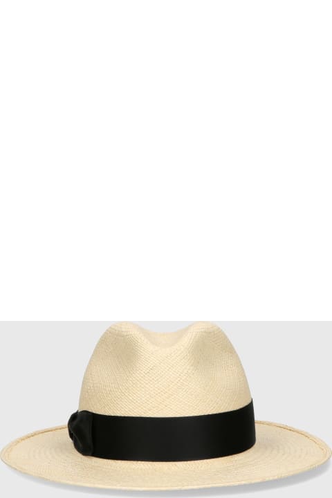 Hats for Women Borsalino Medea Panama Quito With Decorative Veil