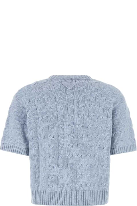 ウィメンズ Pradaのウェア Prada Short-sleeved Crew Neck Sweater