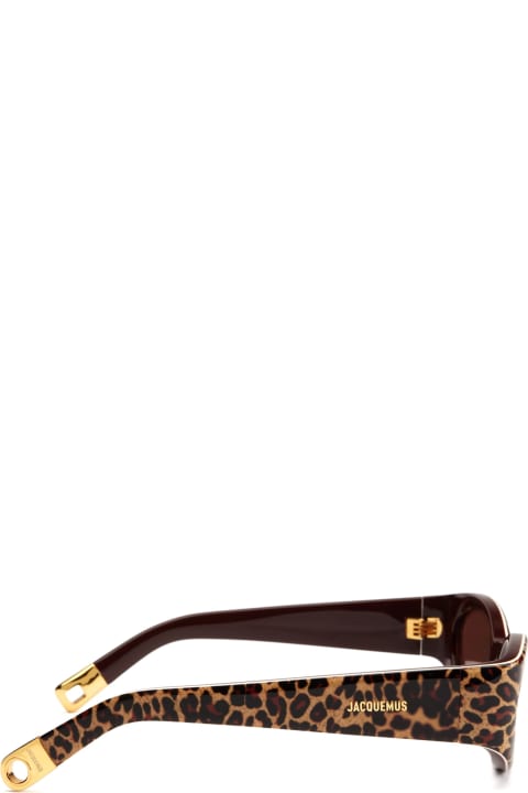 Accessories for Women Jacquemus Ovalo - Leopard Sunglasses