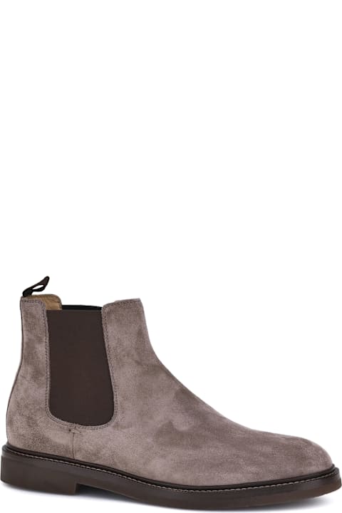 Brunello Cucinelli Boots for Men Brunello Cucinelli Suede Ankle Boots