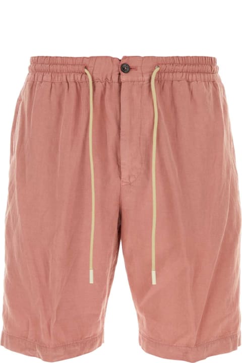 PT Torino Pants for Men PT Torino Pink Lyocell Blend Bermuda Shorts