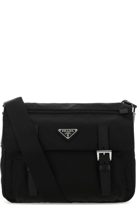 Shoulder Bags for Women Prada Black Re-nylon Crossbody Bag