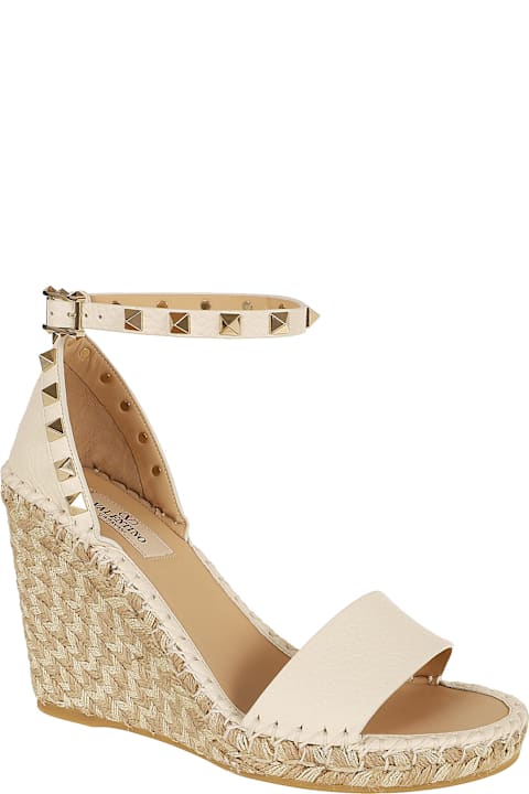 Homeware Valentino Garavani Wedge Espadrillas Rockstud Double T. 15/105