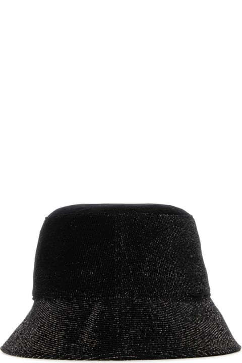 Helen Kaminski for Women Helen Kaminski Black Velvet Florenze Bucket Hat
