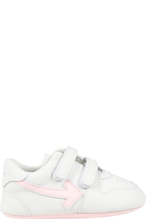 Off-White Shoes for Baby Girls Off-White Grey Sneaker For Baby Girl With Arrows