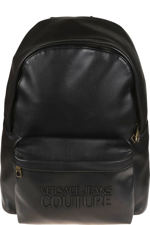 Jeans Couture Logo Embossed Backpack