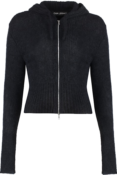 Our Legacy for Women Our Legacy Compact Zipped And Hooded Cardigan