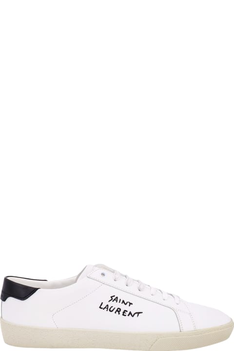 Shoes for Men Saint Laurent Sneakers With Embroidery