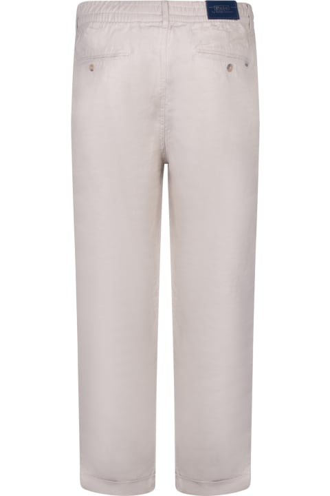 Polo Ralph Lauren Pants for Men Polo Ralph Lauren Polo Ralph Lauren Beige Linen Trousers