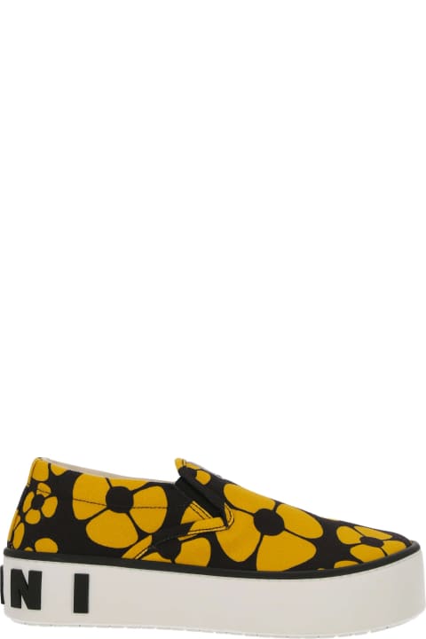 Wedges for Women Marni Printed Slip On Sneakers